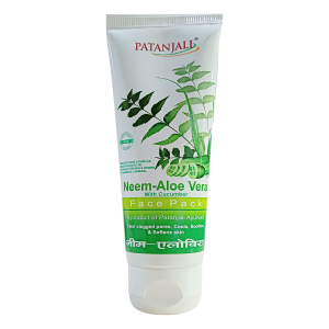Маска для лица с Нимом, Алоэ Вера и Огурцом, Patanjali Aloevera Neem Cucumber Face Pack, 60 мл