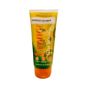 Гель для умывания с Апельсином и Алоэ Вера, Patanjali Orange Aloevera Face Wash, 60 г