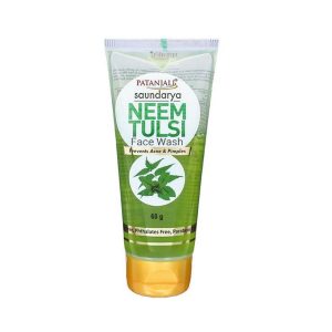 Гель для умывания «Ним и Тулси», Patanjali Saundarya Neem-Tulsi Face Wash, 60г