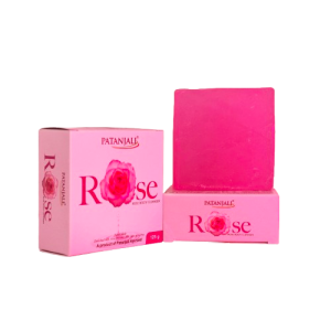 Натуральное мыло для тела «Роза» Patanjali Rose Body Cleanser, 125 г