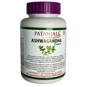 Ashwagandha (Ашваганда) Divya / Patanjali, 60 капсул
